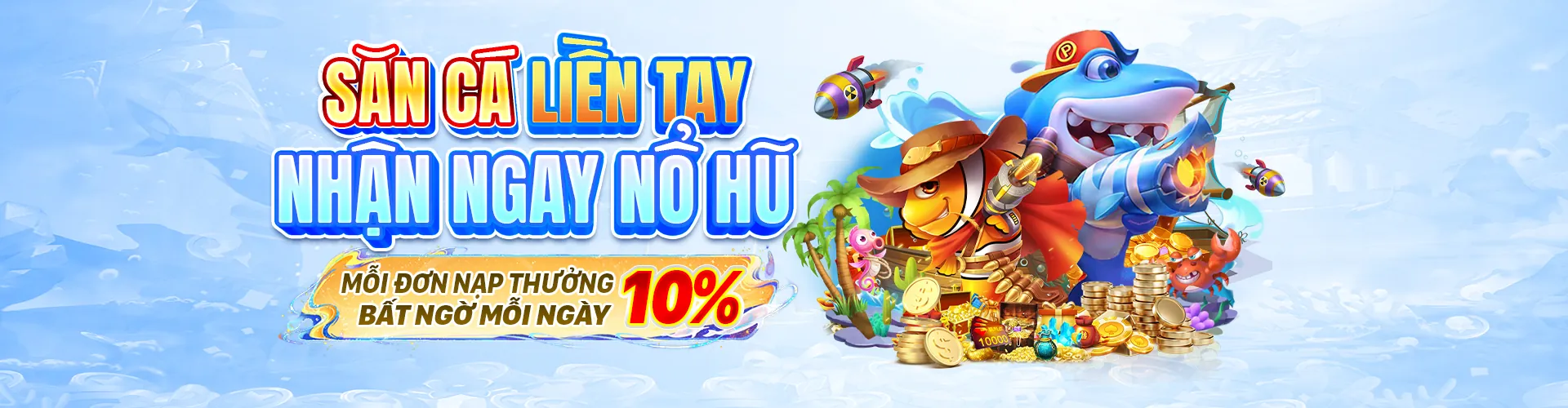 Thế giới bắn cá đầy màu sắc tại new8869 win